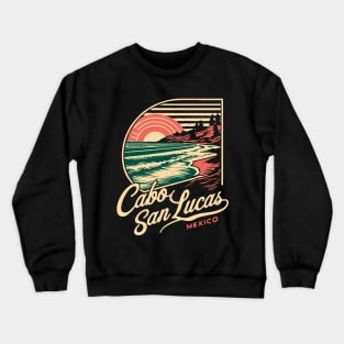 Cabo San Lucas Beach, Mexico. Retro Crewneck Sweatshirt